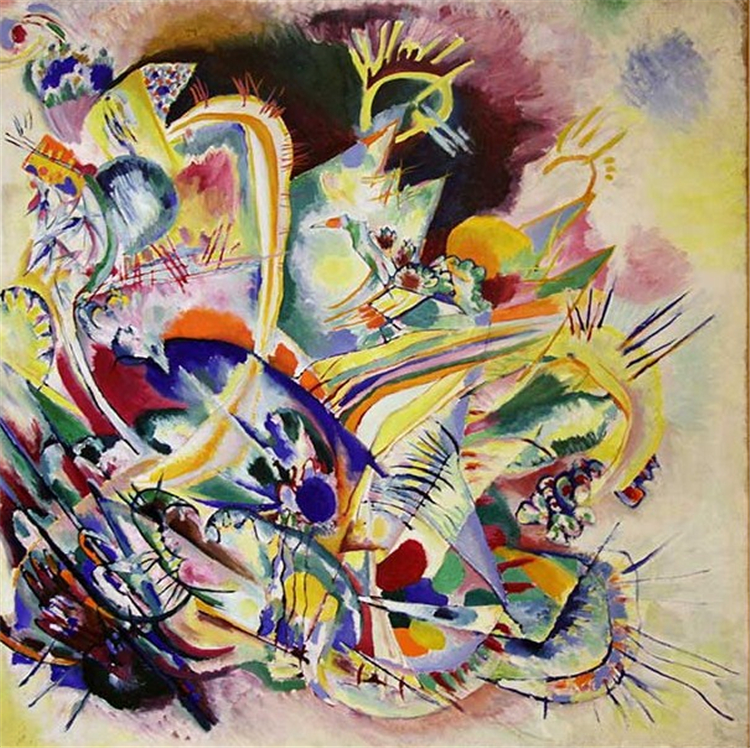 Untitled Improvisation V Wassily Kandinsky Oil Painting